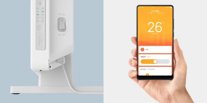 Xiaomi nya objekt: värmare med Wi-Fi och en automatisk underhållstemperatur