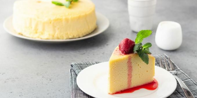 Japansk cheesecake med 3 ingredienser