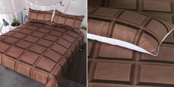 Choklad sängkläder