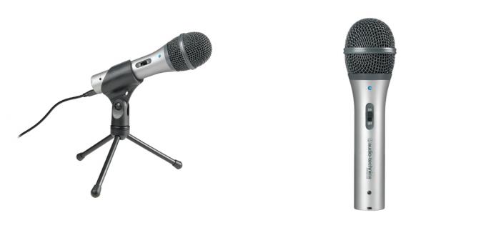 Gåvor till nyår till en musikälskare: Mikrofon Audio-Technica ATR2100-USB