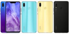 Huawei Nova 3 - nästan flaggskepp iPhone X-stil analog animodzi