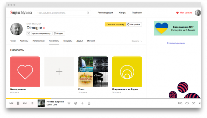 "Yandex. Musik »1