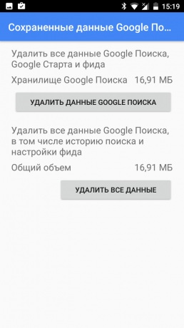 Pixel XL Google App ta bort data