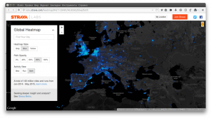 Översikt av små webbapplikationer: Strava Global heatmap, HTML5 UPP, Fox & Crow Rita och andra