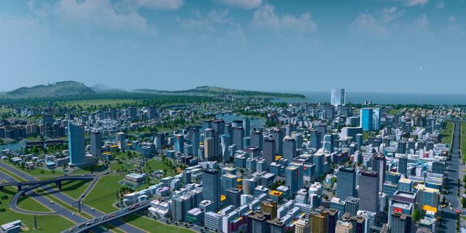 De flesta städerna simulatorer på PC: Cities: Skylines
