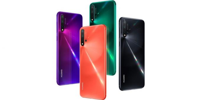 färg Huawei Nova 5 och 5 Pro
