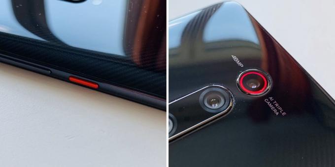 Xiaomi Mi 9T Pro: delar av rött