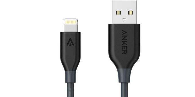 Var kan jag köpa en bra kabel för iPhone: Anker Powerline Cable