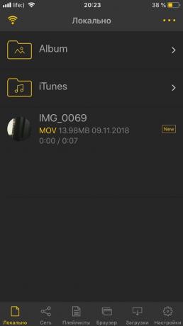 Videospelare för iOS: nPlayer Lite