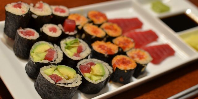 på fastande mage: Sushi