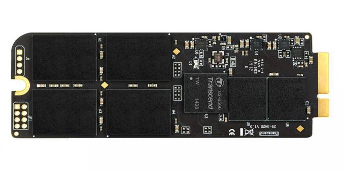 SSD Vilket är bäst: att köra Transcend JetDrive 725 proprietära format för MacBook Pro 15