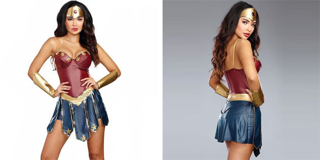 Wonder Woman kostym för Halloween