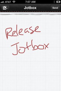 Jotbox - sätter dig i brådskande anteckningar e-post