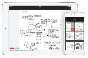 Carbo för iOS översatt dina skisser och handskrivna anteckningar i digitalt format