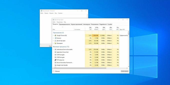 Windows Notepad är väldigt lätt och snabbt