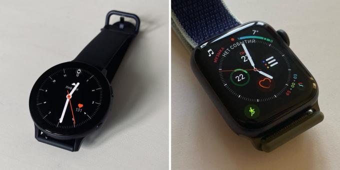 Samsung Galaxy Watch Active 2: Jämförelse med Apple Watch Series 5