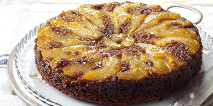 De bästa recept med ingefära: ingefära-päronträd tårta
