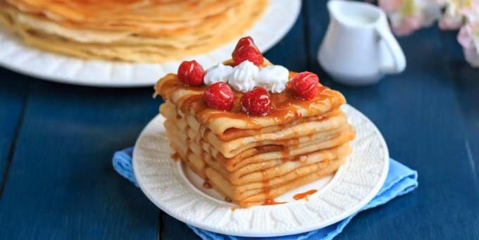 Meatless pannkakor med kokosmjölk