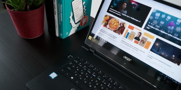 Acer Swift 7: Interiören