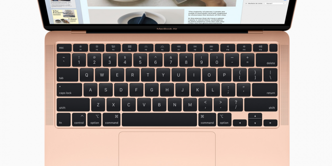 Apple presenterar nya MacBook Air med förbättrat tangentbord