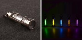 Hittade AliExpress: tritium nyckelring ficklampa för tält och korkskruv nyckelring