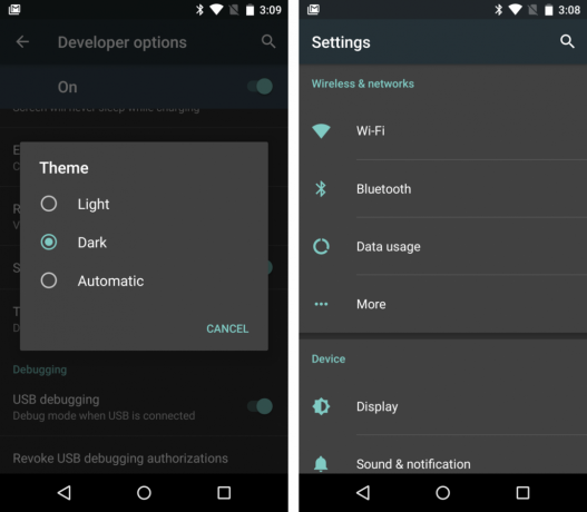 Android M tema