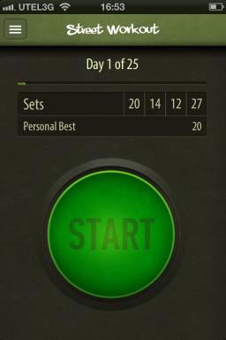 Gatu Workout Knäböj för iPhone - en stor fri app för knäböj
