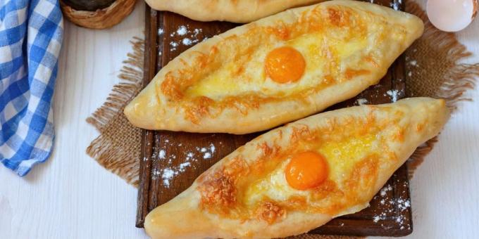 Recept på khachapuri i Adzjarien