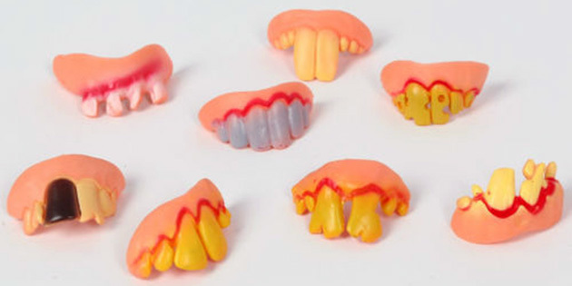 practical jokes den 1 april: Scary tänder