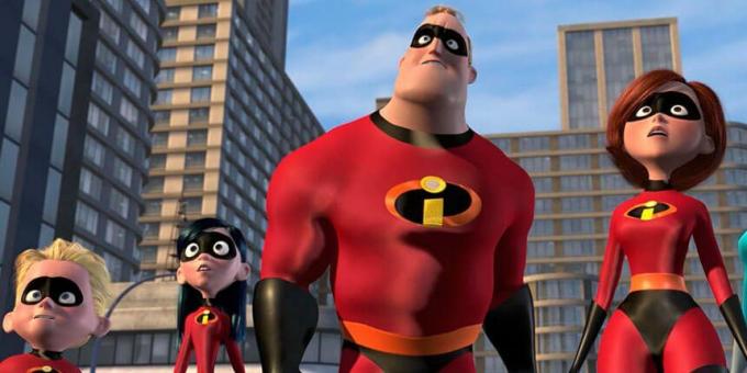 Roliga tecknade filmer: The Incredibles