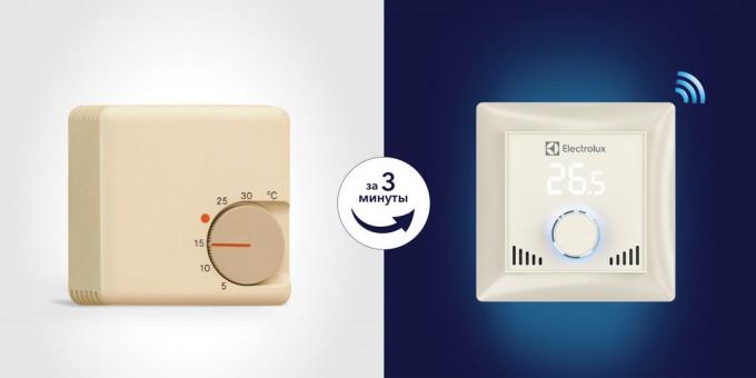 Smart termostat gör livet bekvämare