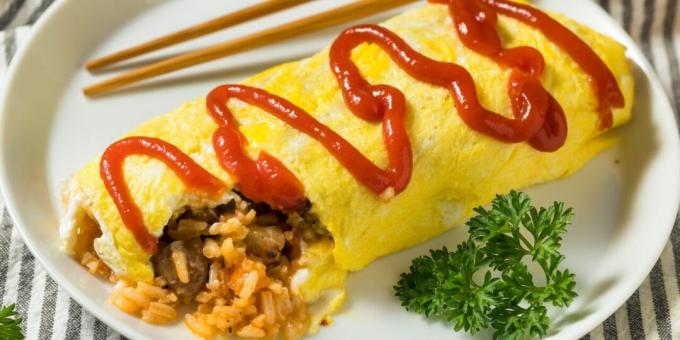 Omurice med kyckling