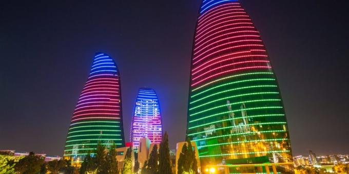 "Flame Towers" i Azerbajdzjan
