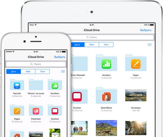 Starta iCloud Drive från startskärmen i iOS 9