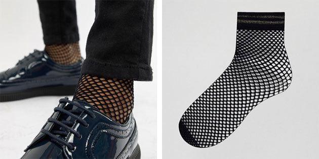 Vackra sockor: herrstrumpor mesh