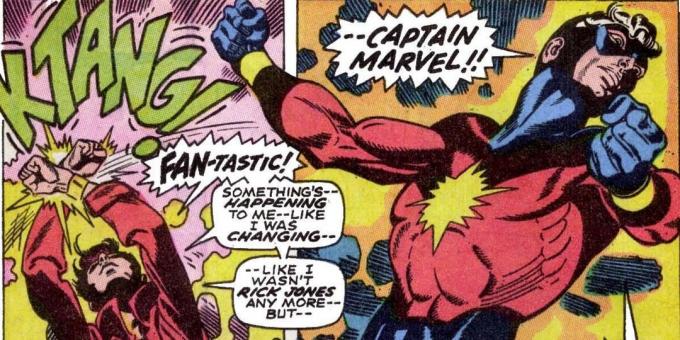 För dem som väntar på frigivning av filmen "Captain Marvel": Rick Jones och kapten Marvel