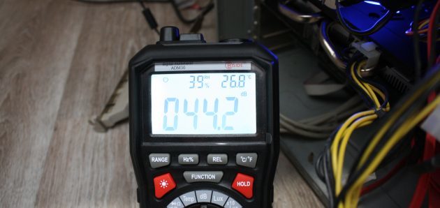 Multimeter ADM 30: bullermätning