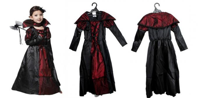 Kostymer för Halloween: vampyr prinsessa