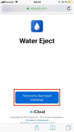 Om vatten tränger in i iPhone: Vatten Eject kommandotolken