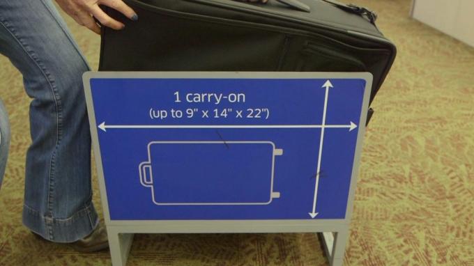 Storleken på handbagage på planet: ram för kontroll väskor dimensioner