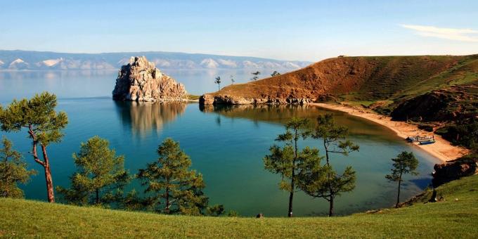 Vackra platser i Ryssland. Baikal