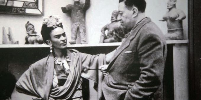 Frida Kahlo och hennes make Diego Rivera