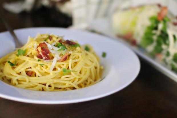 enkel carbonara