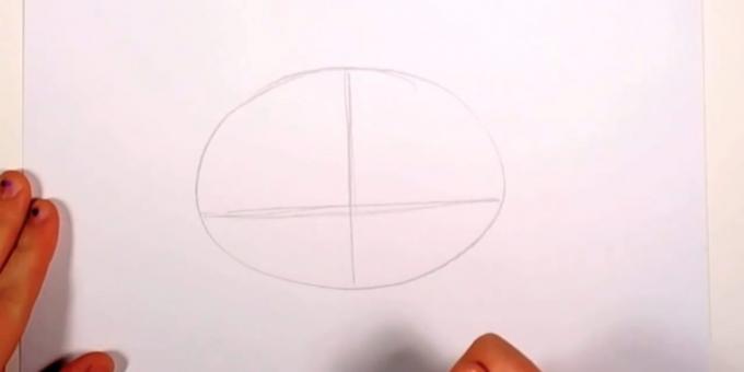 Schemalägg en oval penna