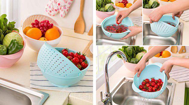 Skål för tvätt frukt och grönsaker