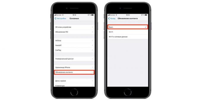 Hur man kalibrerar din iPhone batteri: Stänga Bakgrund App Refresh