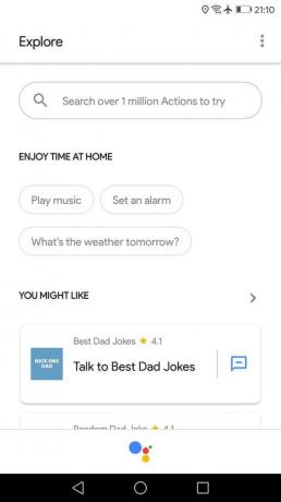 Google Assistant inte arbete