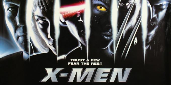 Affisch av den första filmen X-Män