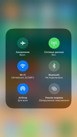 iOS 11: Lägen
