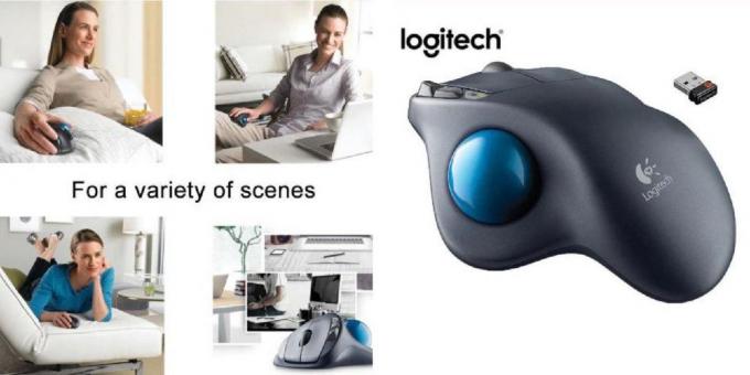 Wireless Trackball från Logiteck